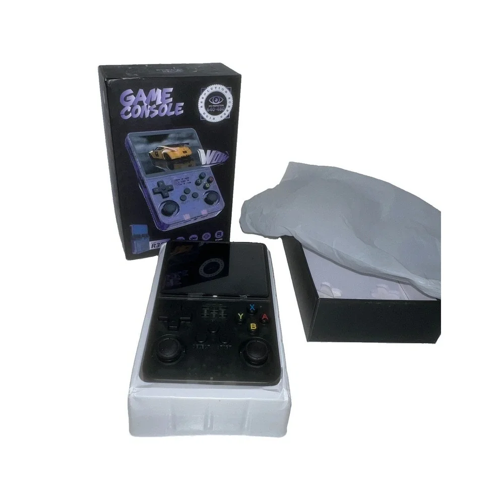 (30)R36S Retro Handheld Video Game ConsolLinux System 3.5 Inch IPS Screen 128GB